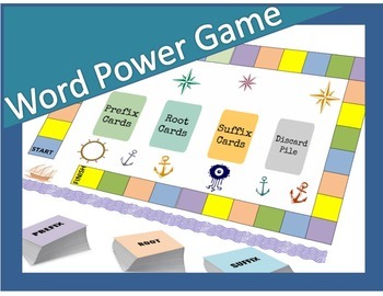Preview of Prefix, Root, Suffix, Dictionary, Vocabulary Game
