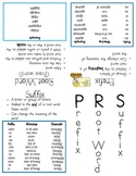 Prefix, Root Word, and Suffix Booklet