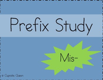 Preview of Prefix Study Mis-