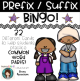 Prefix & Suffix BINGO! ♦ 32 different cards! ♦