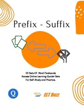Preview of Prefix & Suffix Flashcards. Online. Digital. Distance Learning. ESL. EFL. Test