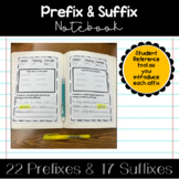 Prefix Suffix Notebook (Take Flight/Orton Gillingham)