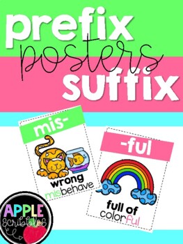 Preview of Prefix & Suffix Posters