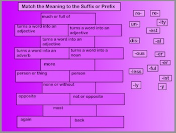 Preview of Prefix Suffix Review