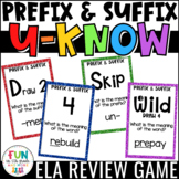 Prefix and Suffix Game for Literacy Centers: U-Know {Vocab