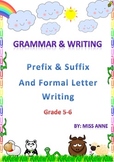 Prefix & Suffix and Formal Letter Writing with Fun Board G