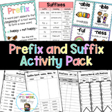 Prefix, Suffix and Root Word Activity Pack with Posters