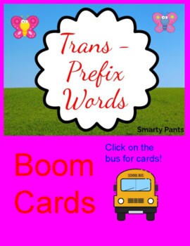 Preview of Prefix Trans BOOM CARDS 