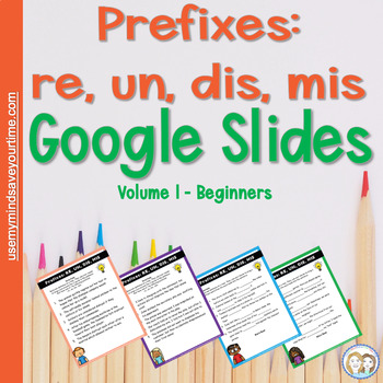 Preview of Prefix Worksheets | Google Slides | Digital Activity