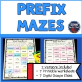 Prefix Worksheets | Mazes | pre-, re-, un-, dis-, mis-, non-