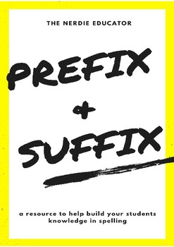 Preview of Prefix and Suffix Activities