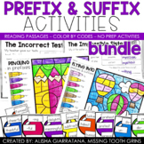 Prefix and Suffix Activities and Reading Passages Bundle
