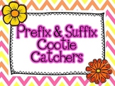 Prefix and Suffix Cootie Catchers {Fortune Tellers}