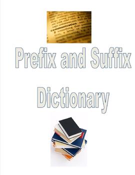 Preview of Prefix and Suffix Dictionary
