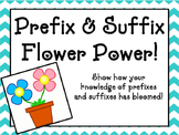 Prefix and Suffix Flower Power Craftivity