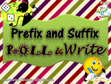 Prefix and Suffix Game: Roll and Write
