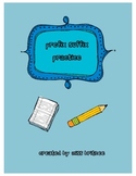 Prefix and Suffix - Graphic Organizer, Study Guide, Exam a