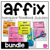 Prefixes and Suffixes Interactive Notebook Activities