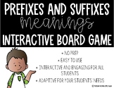 Prefix and Suffix Meaning Interactive Board Game