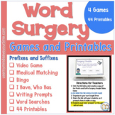 Decoding Multisyllabic Words with Prefixes Suffixes Games 