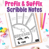 Prefix and Suffix Scribble Notes