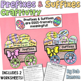 Prefix and Suffix Worksheets and Sorting Activity: Spring 