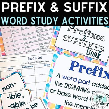 Preview of Prefix and Suffix Word Study