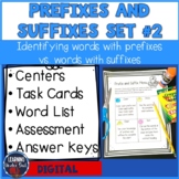 Prefix and Suffix Worksheets with Answers Set #2