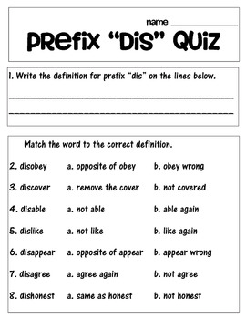 grade 6 ppt idioms for Vanessa pre, Prefix by and  quizzes test un mis, re, dis,