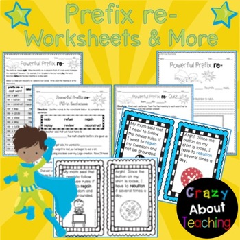 Preview of Prefix re- Worksheets & More