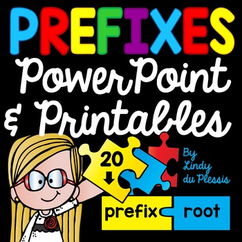 Preview of Prefixes PowerPoint and Printables