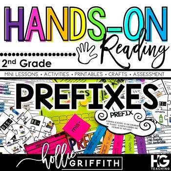 Preview of Prefixes 2nd Grade Hands-on Activities, Games, Worksheets, Anchor Charts