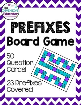Preview of Prefixes Board Game