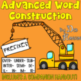 Prefixes PowerPoint Lesson with Vocabulary Practice: Advan