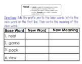 Prefixes Practice