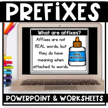 Preview of Prefixes- Presentation and Worksheets