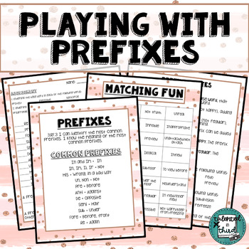 Preview of Prefixes Root Words | Prefix Meaning | What is a Prefix?
