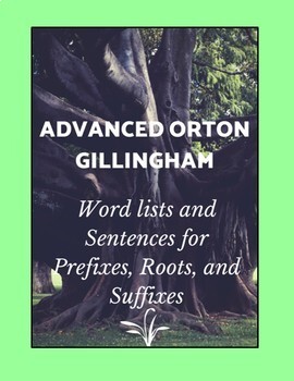Preview of Prefixes, Roots & Suffixes- Orton Gillingham Morphology Word Lists & Sentences