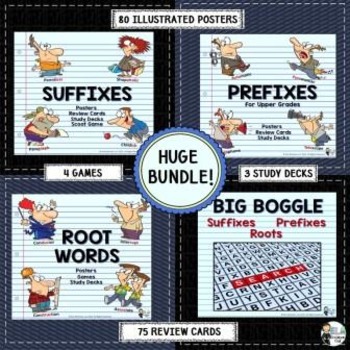 Preview of PREFIXES, ROOTS, AND SUFFIXES BUNDLE