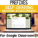 Prefixes SELF-GRADING Assessments for Google Classroom