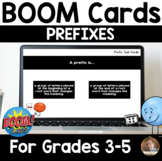 Prefixes SELF-GRADING BOOM Deck for Grades 3-5: Set of 12 Cards