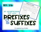 Prefixes & Suffixes: Informational Passages (1RI4 / 1L4b)