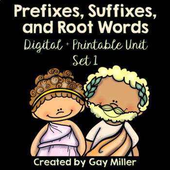 Preview of Prefixes Suffixes and Root Words Set 1