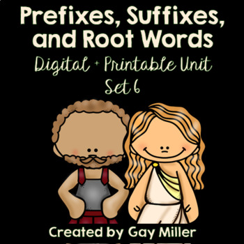 Preview of Prefixes Suffixes and Root Words Set 6