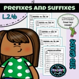 Prefixes, Suffixes, and Root Words for Second Grade L.2.4b