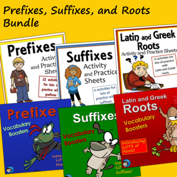 Preview of Prefixes, Suffixes, and Roots Bundle