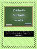 Prefixes, Suffixes, and Roots Workbook