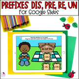 Prefixes UN RE DIS PRE - Grammar Google Slides™