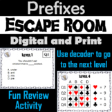 Prefixes Activity Escape Room Literacy (Academic Vocabulary Game)