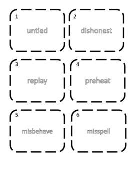 Prefixes Write the Room Activity by Nikki Colletti | TPT